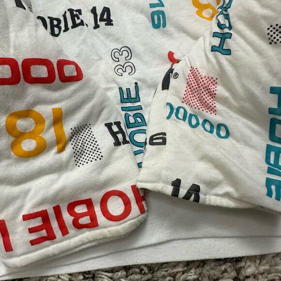 Vintage Hobie Spellout Graphic Allover Print Reversible Sweatshirt S Small - Picture 9 of 12